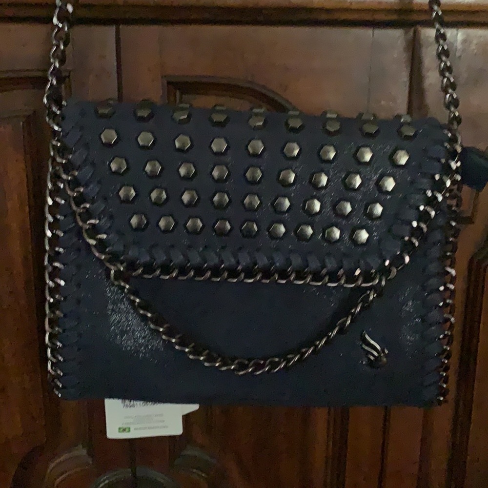 New suede hand bag